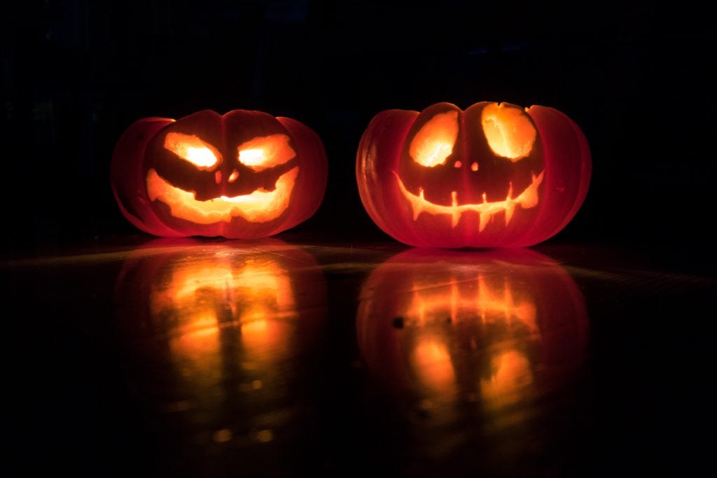 DIY garage haunted house for halloween