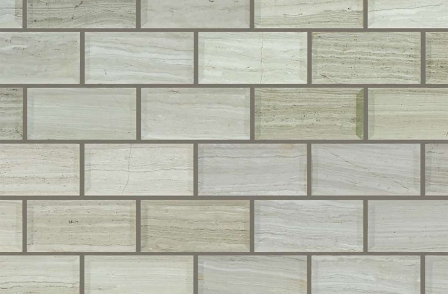 Bathroom Flooring Trends- Subway tile layout