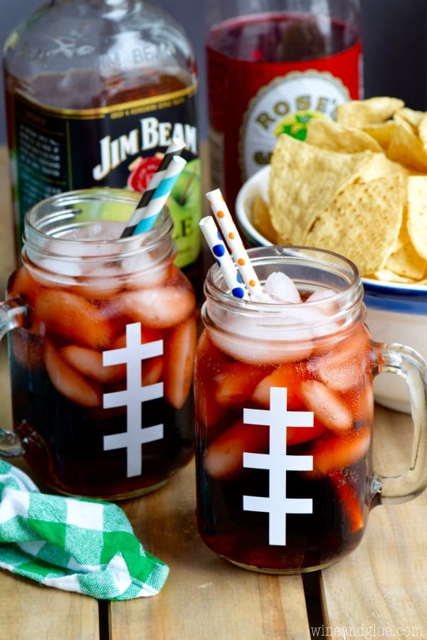 Football-themed mugs