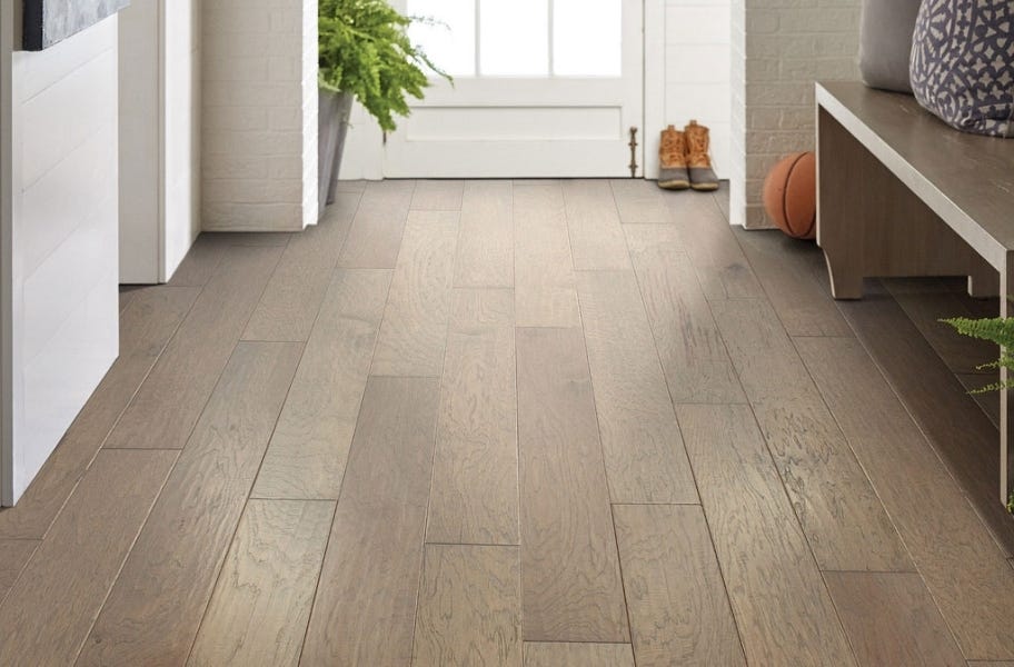 Engineered Wood Finishes: Shaw Riverstone Hickory Engineered Wood