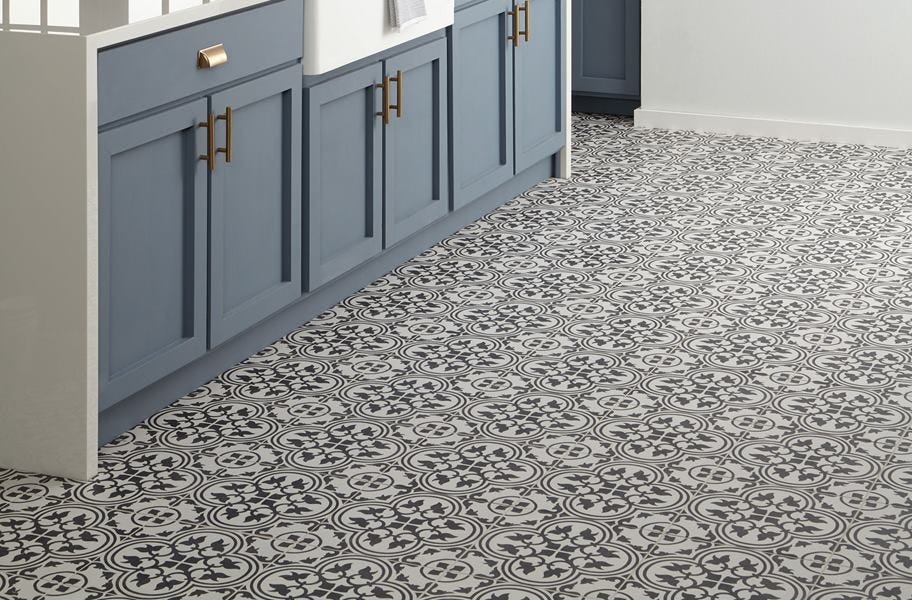 FlooringInc patterned tile in a kitchen setting