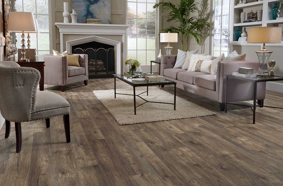Flooring Trends: 12mm Hillside Hickory Waterproof Laminate