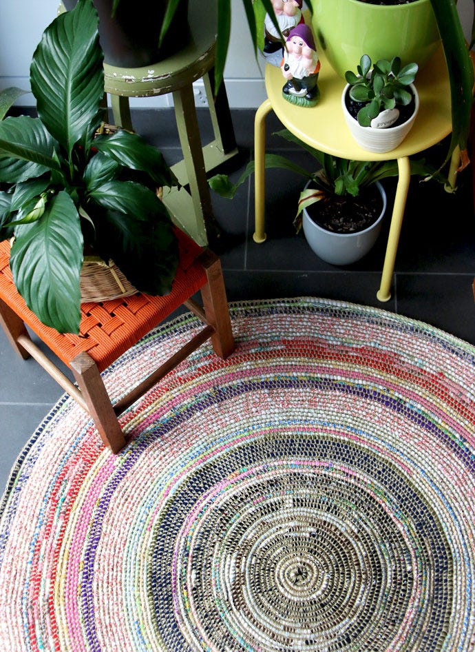 Homemade area rug