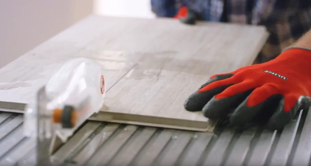 Cutting RevoTile with a wet saw