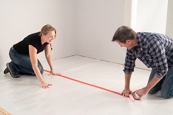 Installing Daltile RAPIDPREP underlayment
