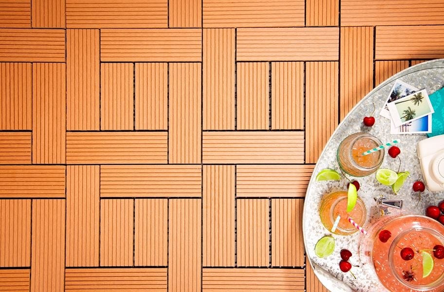 Benefits of Composite Decking- Helios 6 Slat Tiles