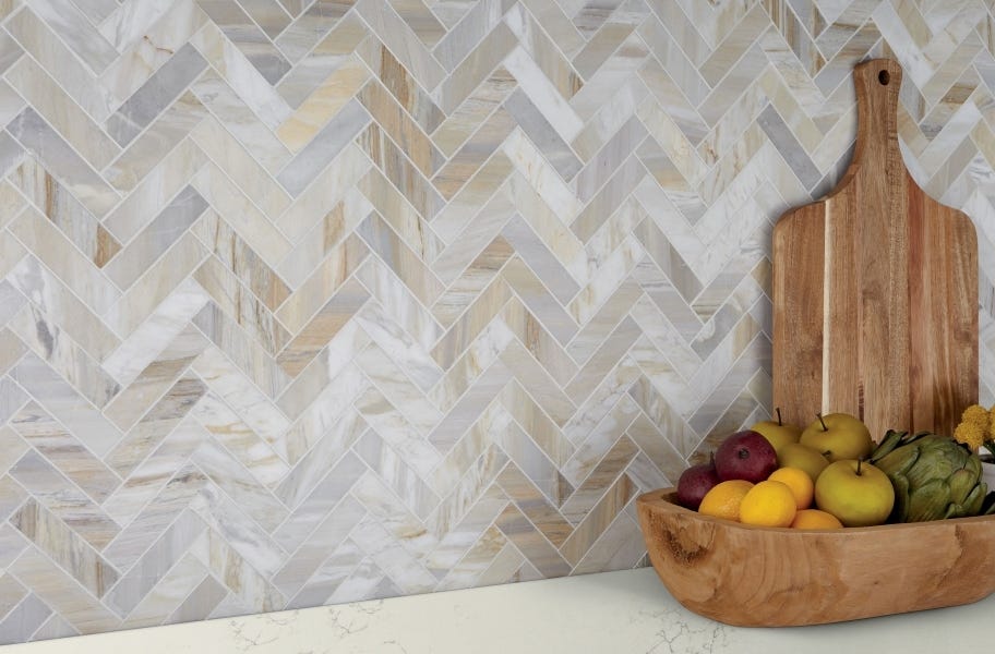 Backsplash Buying Guide: Natural stone backsplash tile