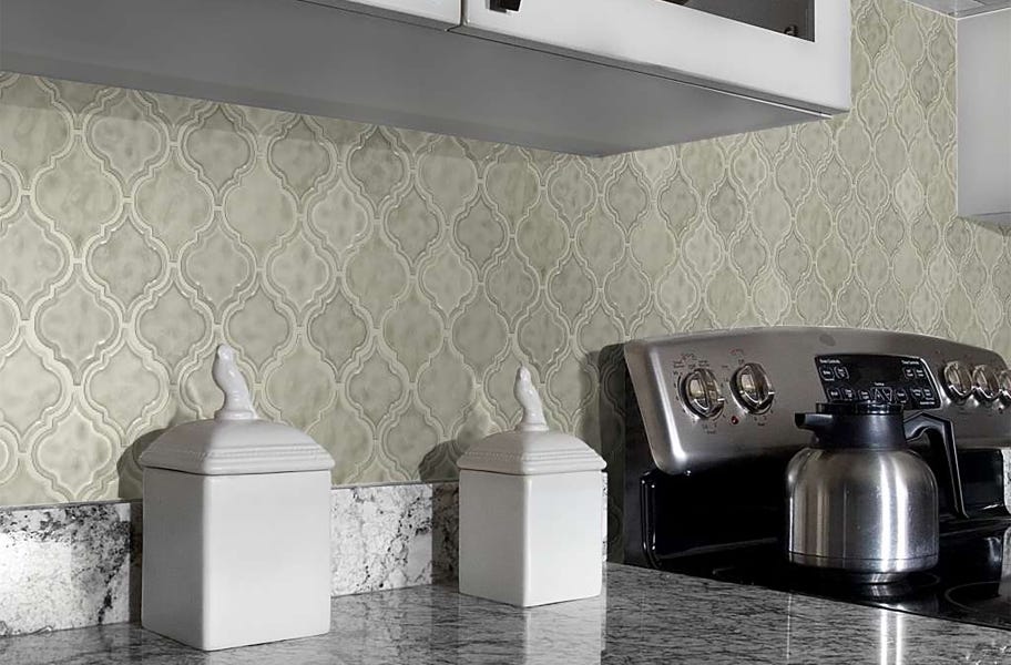 Backsplash Buying Guide: geometric wall tile