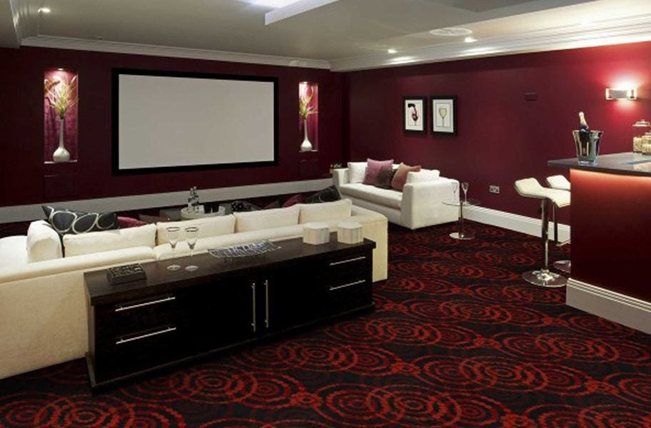 Home Theater Carpet Thickness: Joy Carpets Dottie Carpet