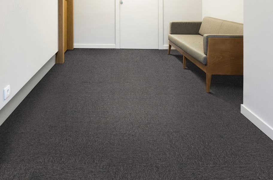 Carpet options: Rule breaker carpet tile