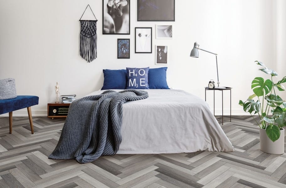 COREtec Plus Enhanced Herringbone Waterproof Vinyl
