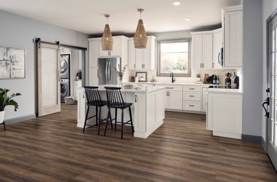 2022 Kitchen Cabinet Trends: Mannington Realta 7" Rigid Core Vinyl Planks 