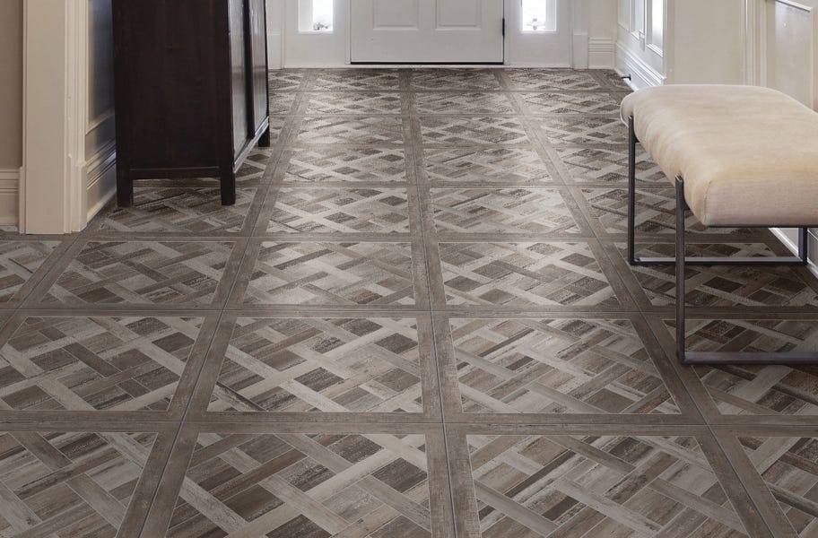 Daltile Cinematic tile flooring in an entryway