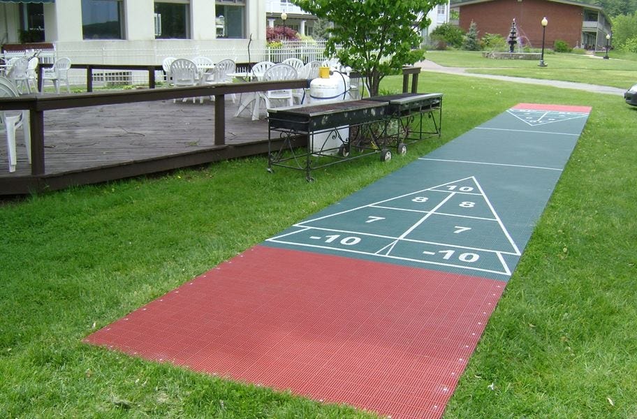 Entertainment Patio: Premium Shuffleboard Kit