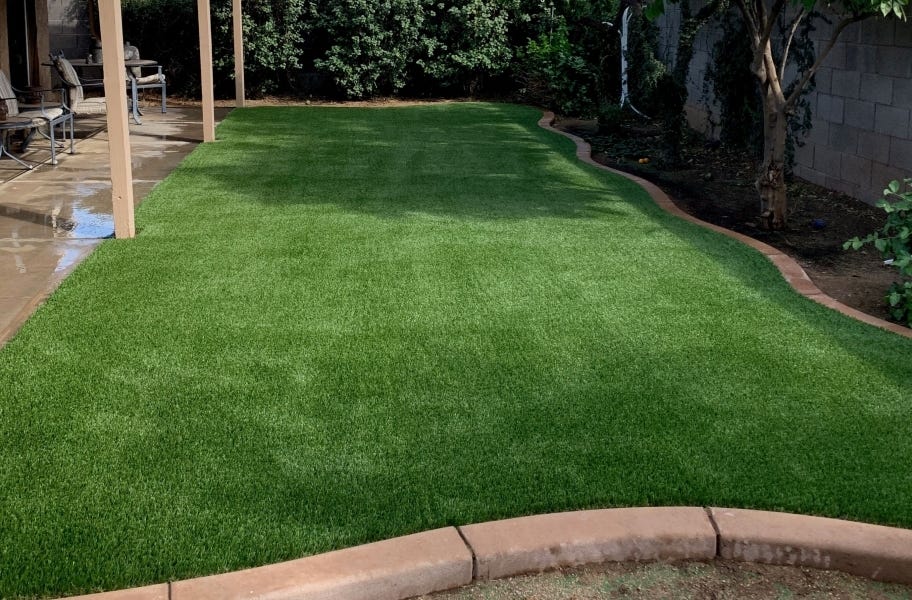 Installing artificial grass over concrete: All Play Pet Turf Rolls