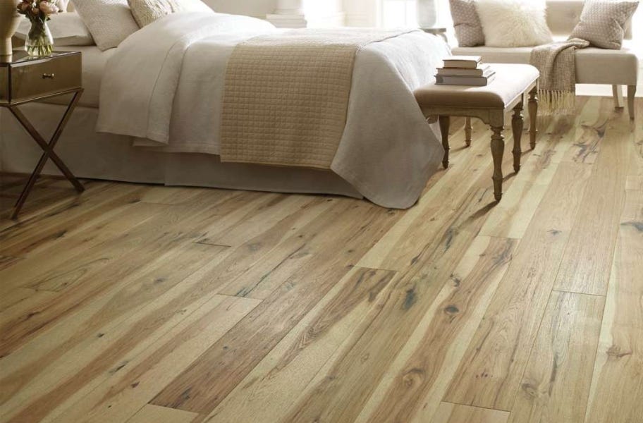 The Farmhouse Bedroom: Shaw Reflections Hickory Engineered Wood