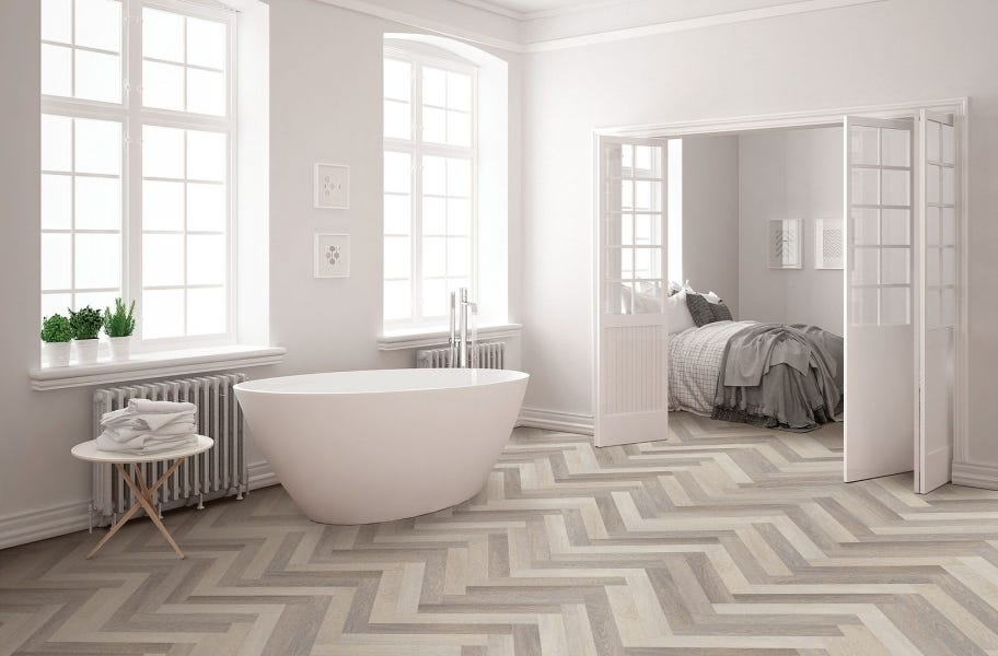 COREtec Plus Enhanced Herringbone Waterproof Vinyl
