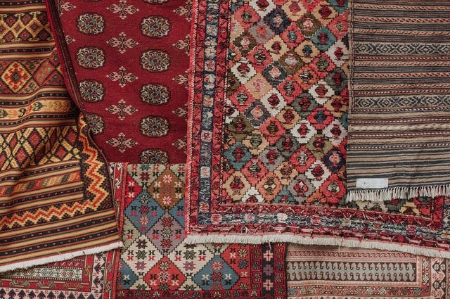 Colorful area rugs