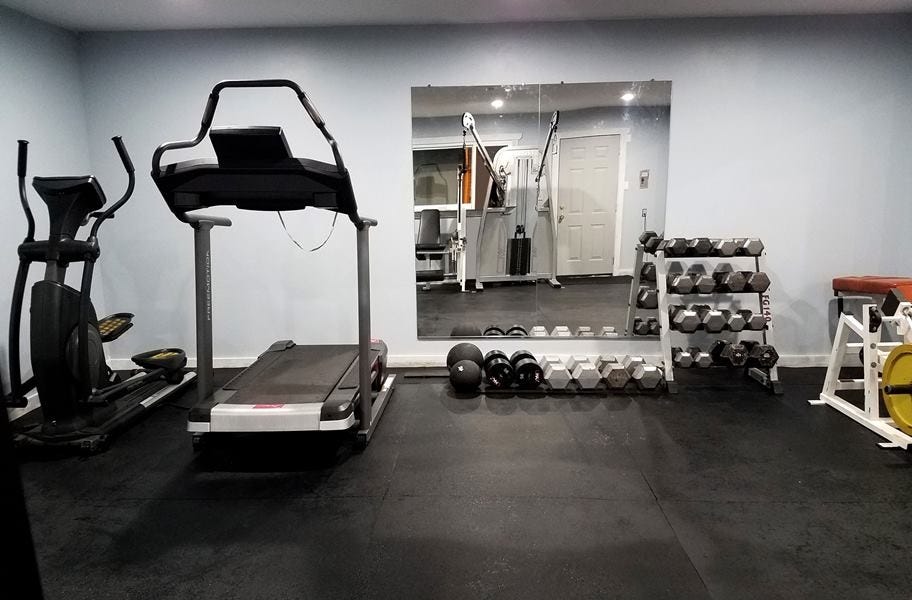 home gym flooring – 1/2" Premium Mega Mats