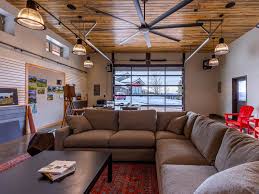 relaxing garage retreat