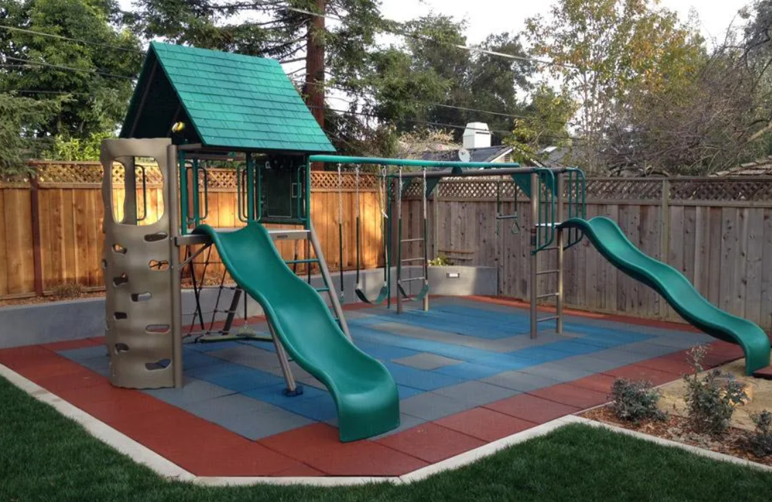 Safe-Play Rubber Playground Tiles