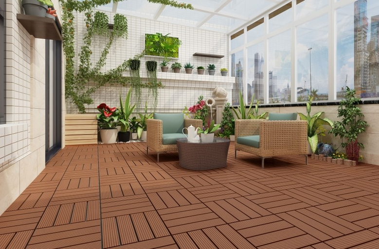 Naturesort Deck Tiles - Terrace (4 Slat)