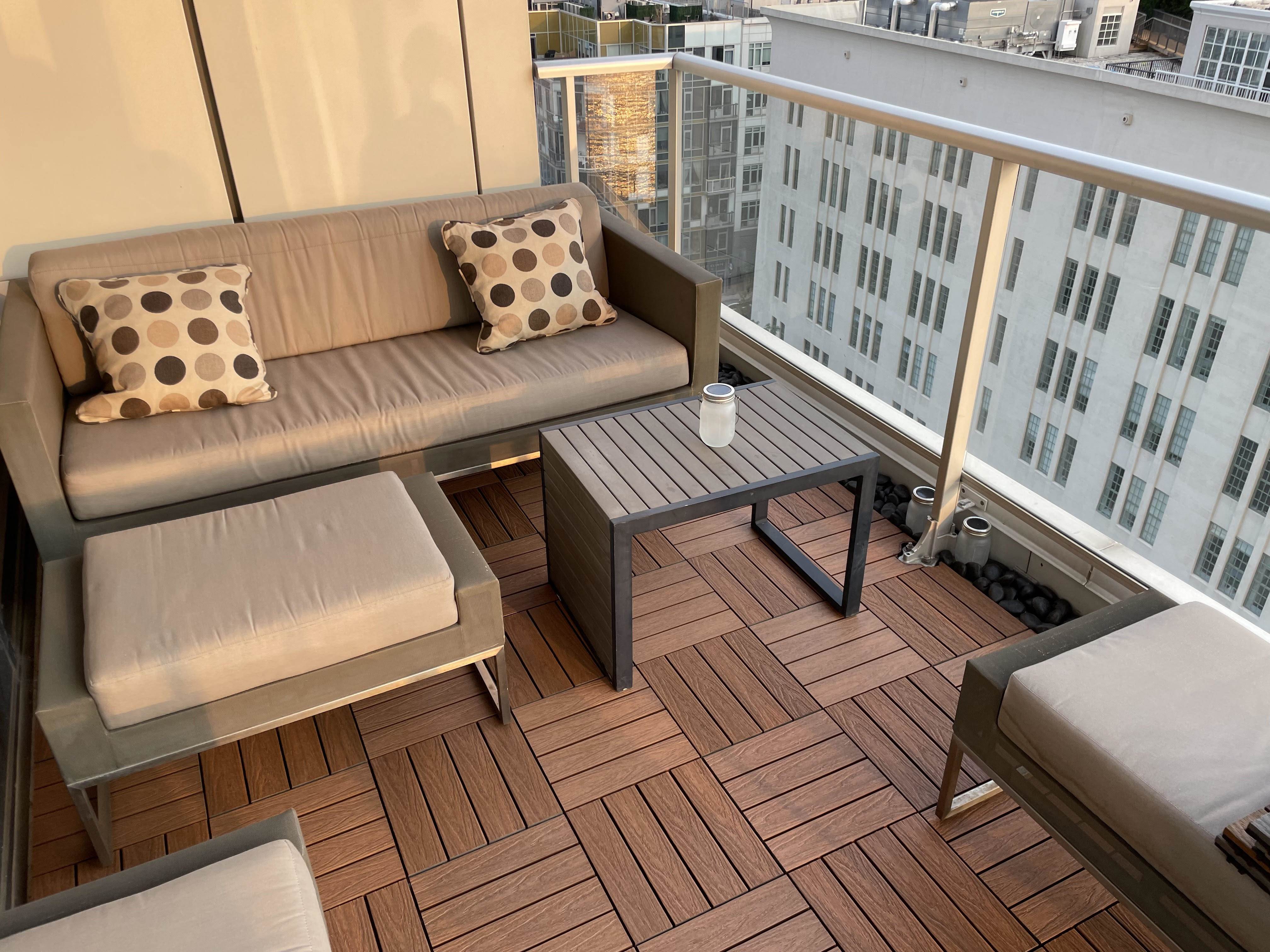 NewTechWood Ultrashield 12" x 12" Deck Tiles
