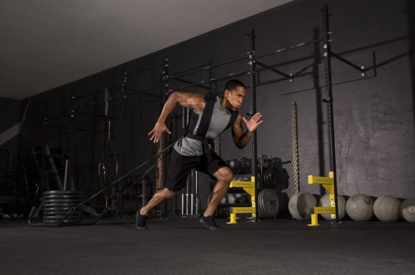 A Man in a Commmercial Gym