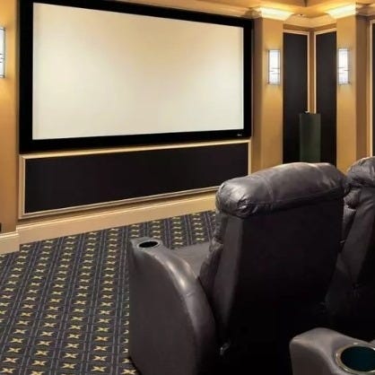 Star Trellis Home Theater Carpet