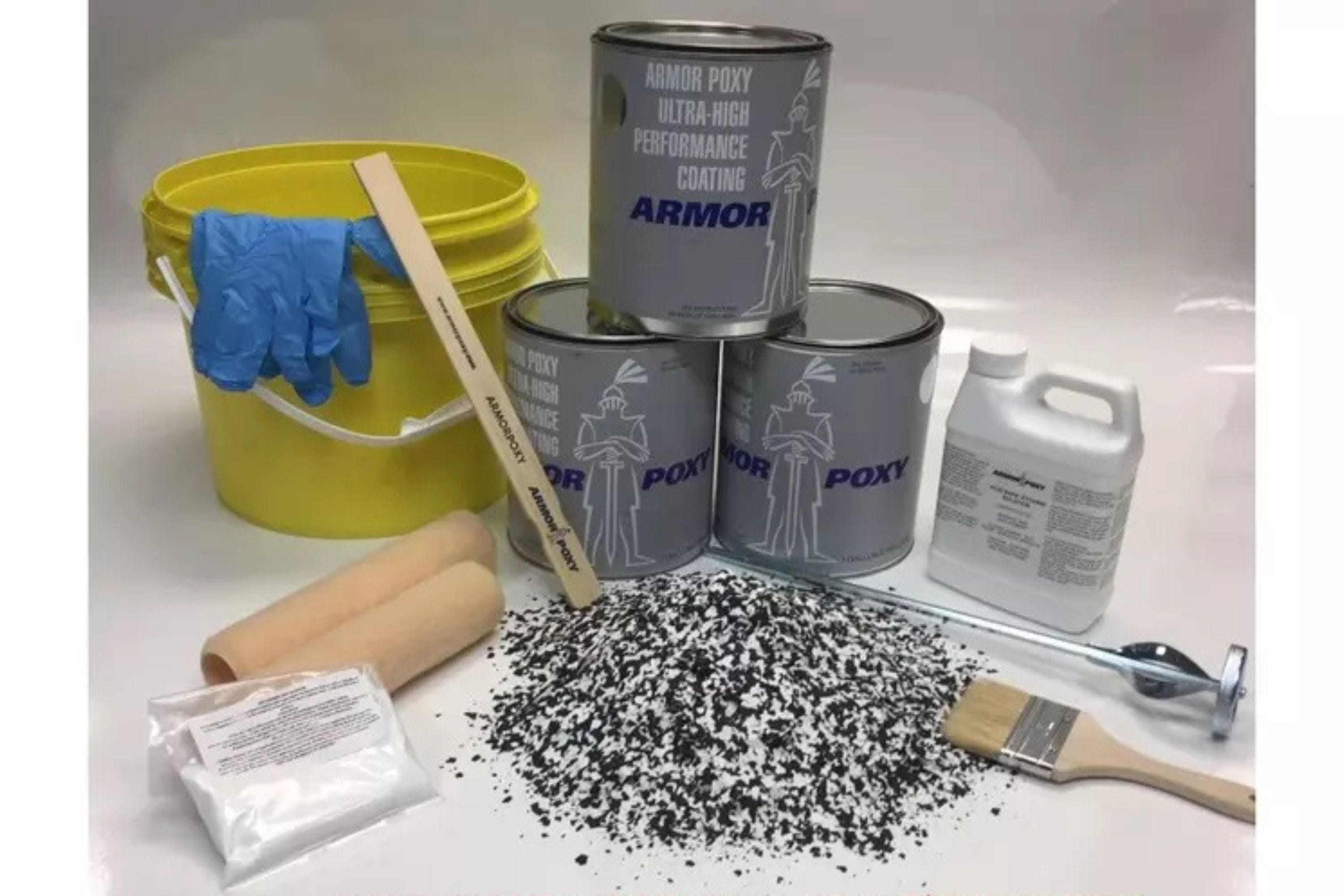 Armorpoxy Flake Polyaspartic Flooring Kit