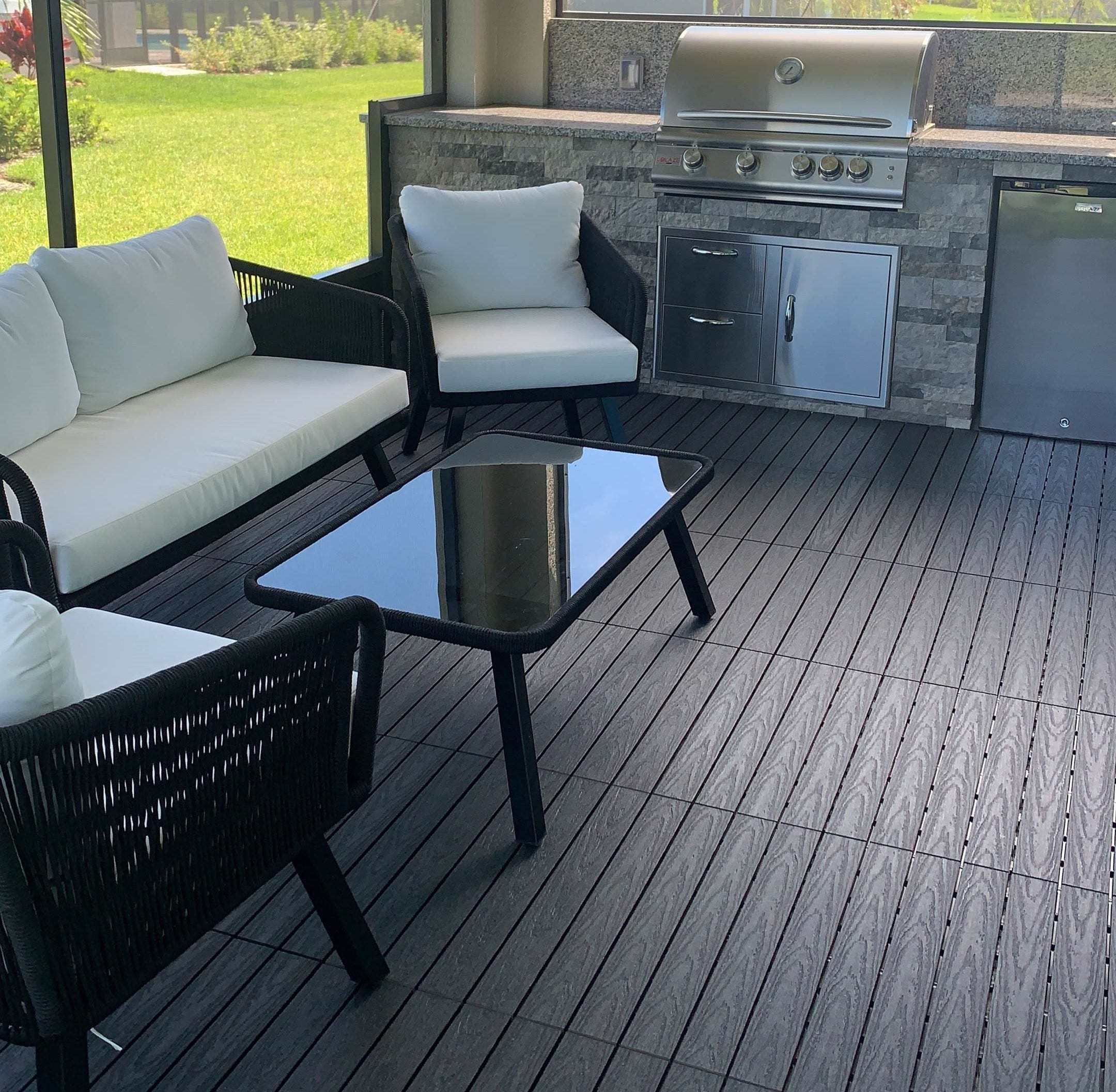 NewTechWood UltraShield 12" x 24" Deck Tiles