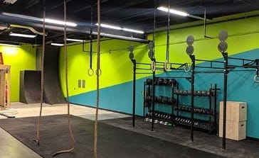 3/4 extreme rubber mats in a commercial gym